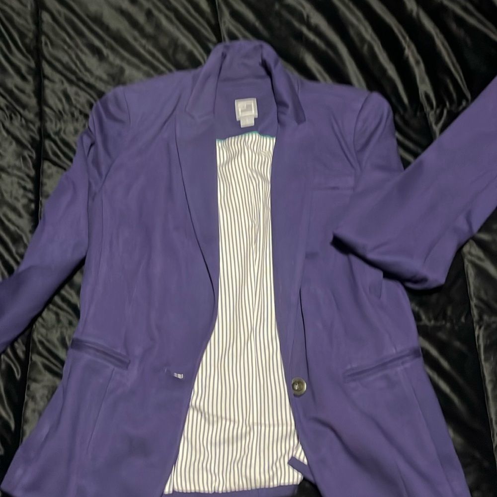 Purple suit jacket